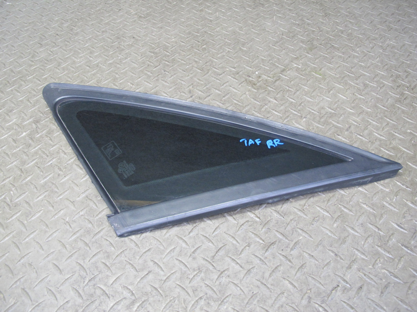 10-16 Audi A4 S4 B8 Sedan Rear Right Quarter Glass Window OEM