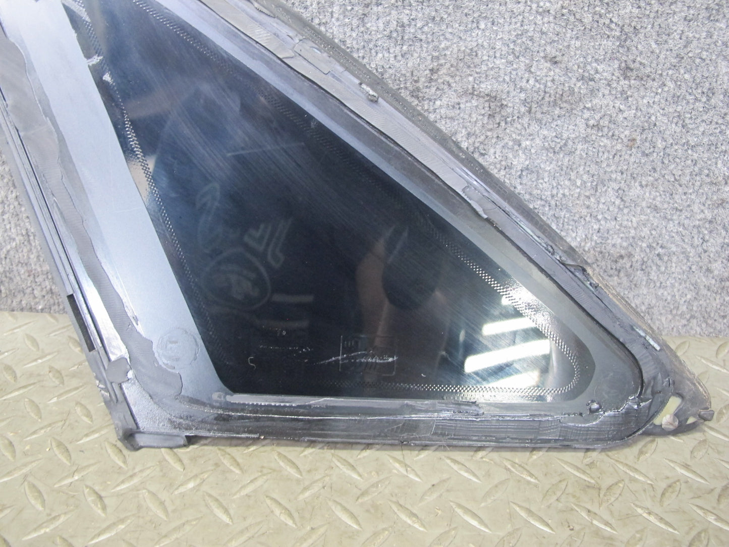 10-16 Audi A4 S4 B8 Sedan Rear Right Quarter Glass Window OEM