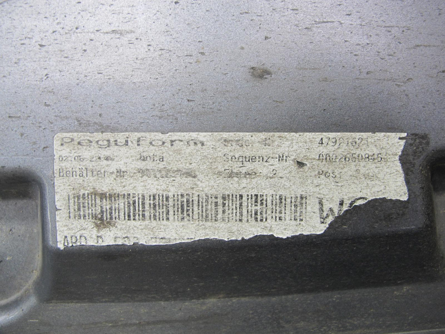 09-16 BMW E89 Z4 Right Side Skirt Rocker Panel Lower Molding Space Gray OEM