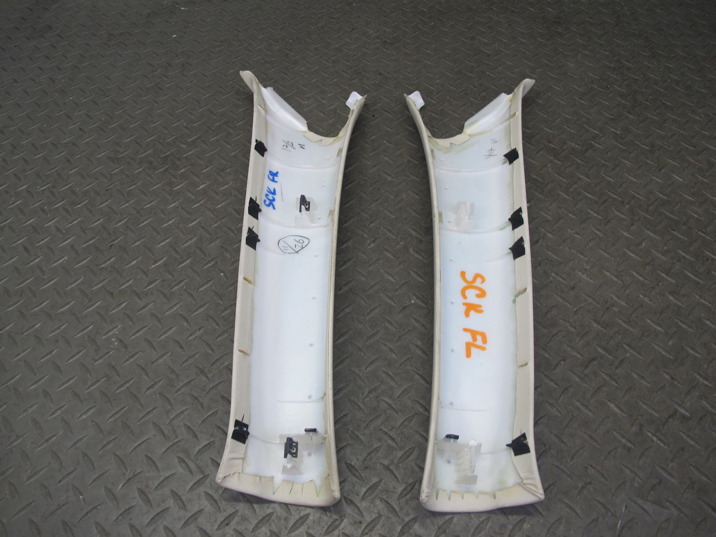02-10 Lexus Z40 SC430 Front Left & Right A Pillar & Headliner Trim Cover OEM