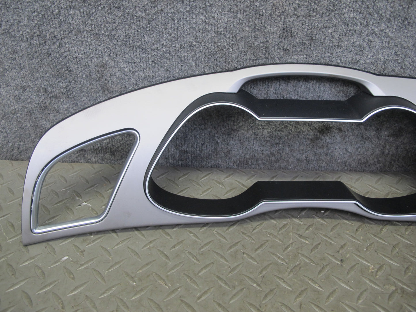 13-16 Audi B8 A4 S4 AWD Dash Door Console Aluminium Trim Cover Panel Set OEM