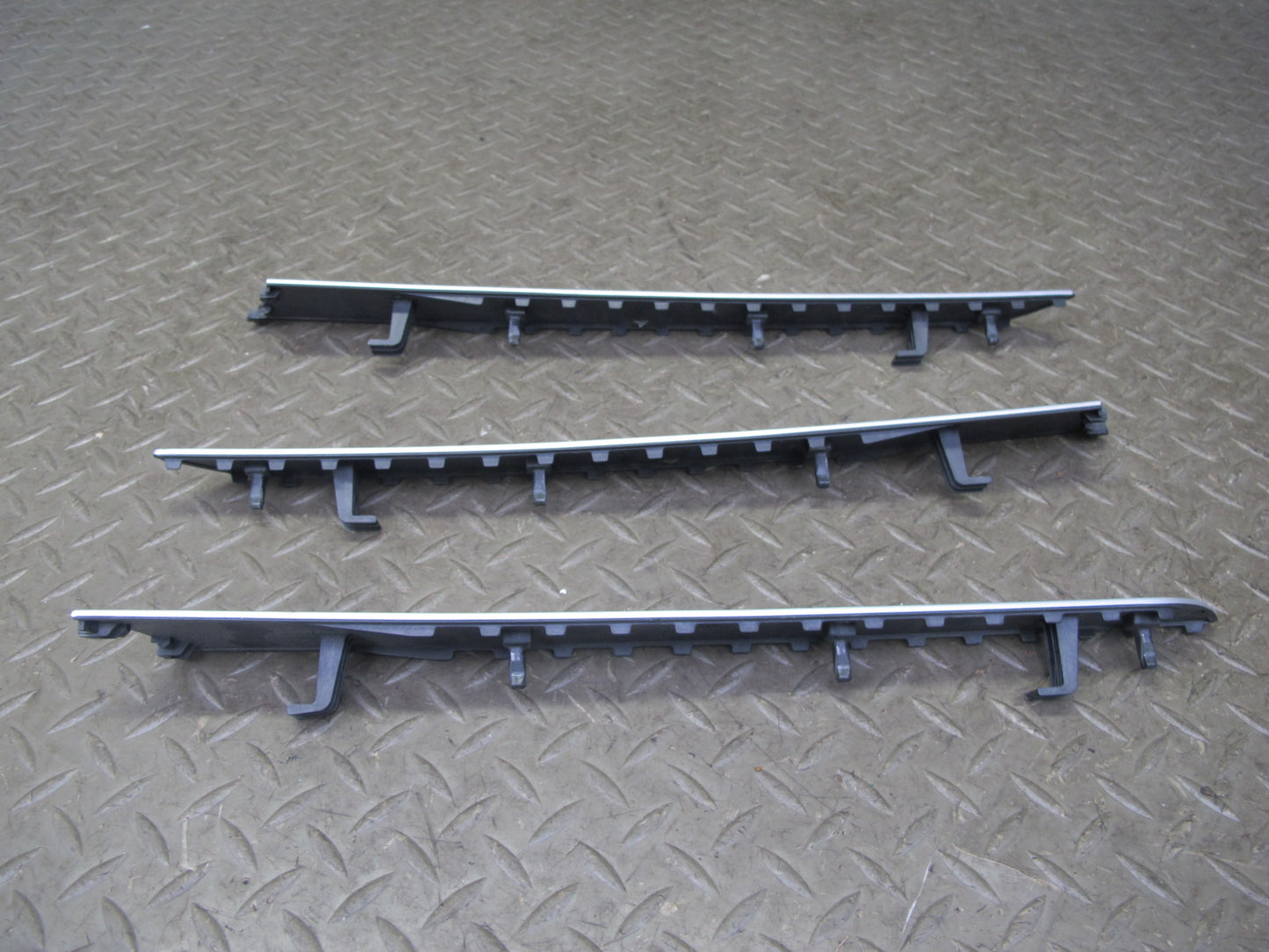 13-16 Audi B8 A4 S4 AWD Dash Door Console Aluminium Trim Cover Panel Set OEM