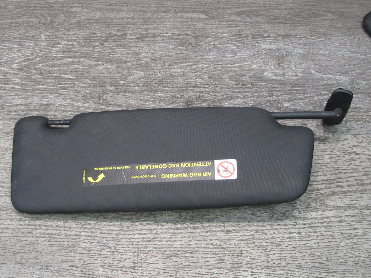 13-16 Audi A4 S4 B8 Sedan Set of 2 Front Left & Right Sun Visor Black OEM
