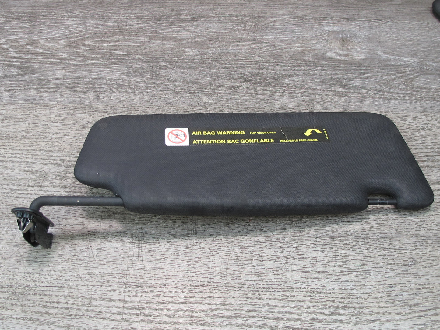 13-16 Audi A4 S4 B8 Sedan Set of 2 Front Left & Right Sun Visor Black OEM