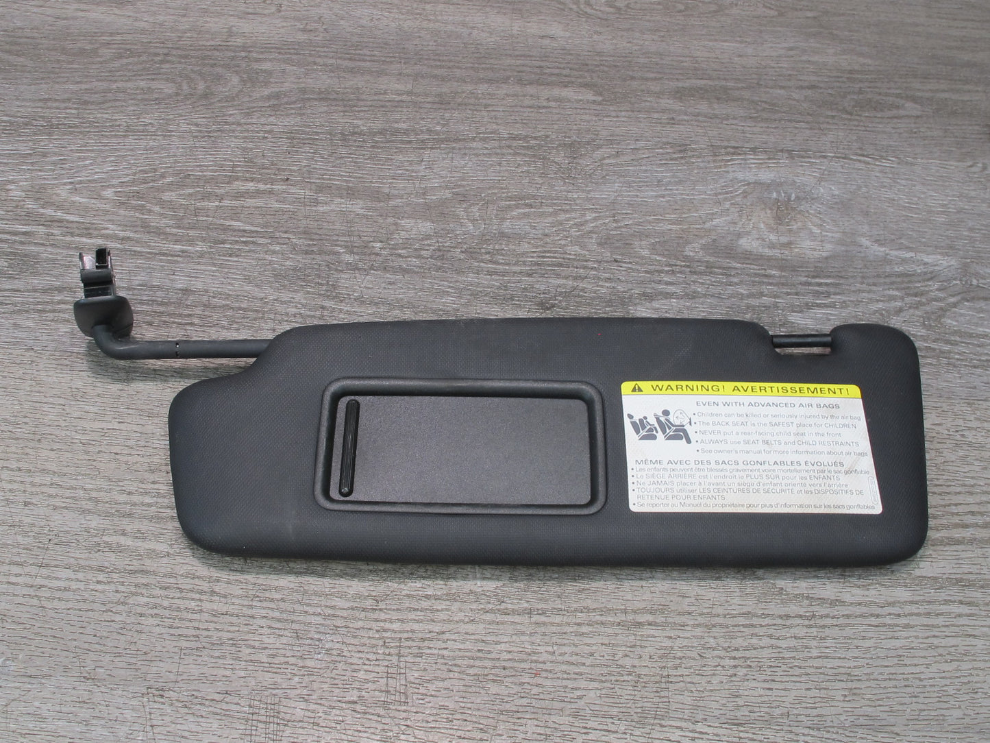 13-16 Audi A4 S4 B8 Sedan Set of 2 Front Left & Right Sun Visor Black OEM