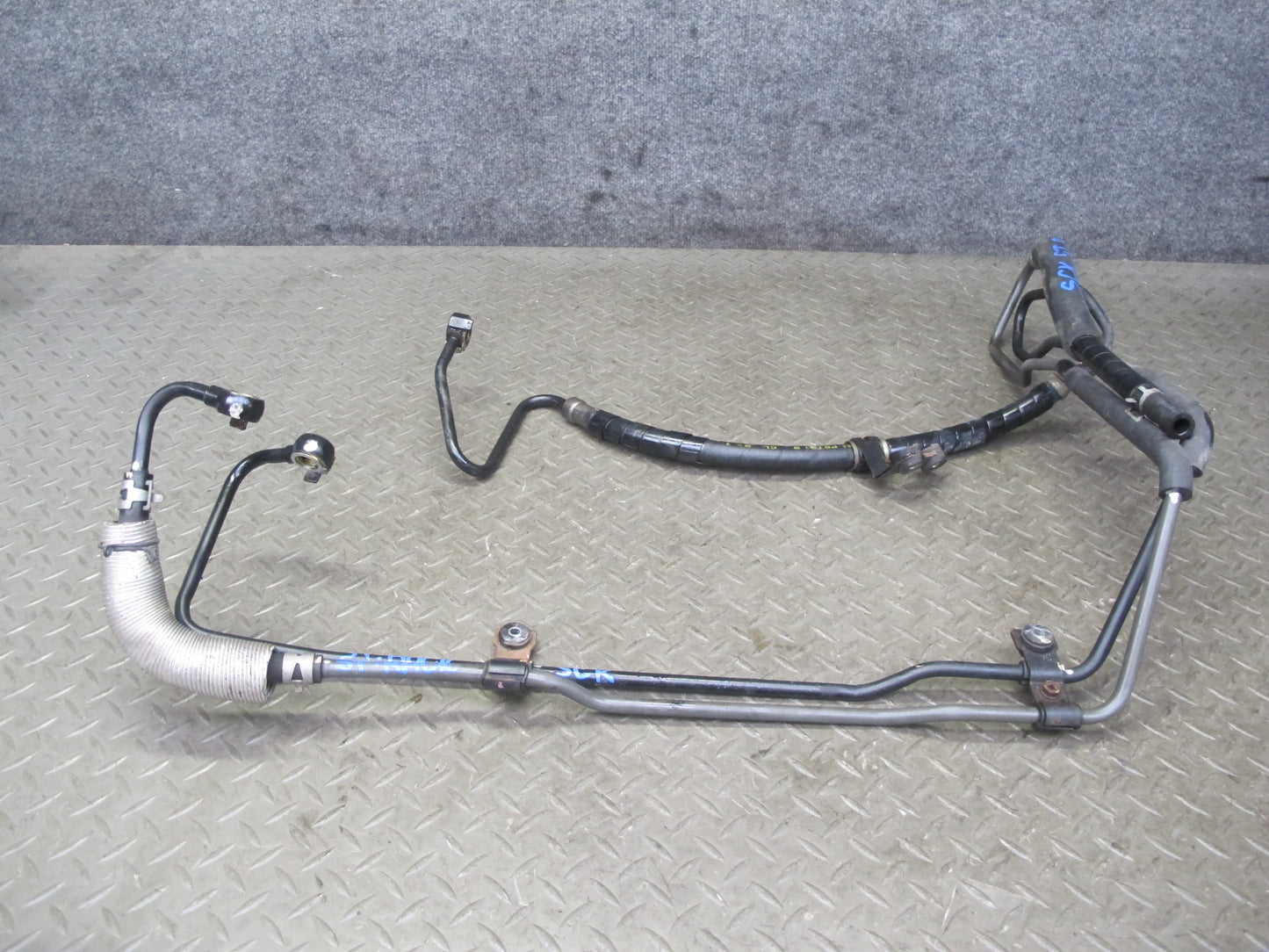 02-10 Lexus Z40 SC430 Power Steering Pressure Line Hose Pipe Set OEM