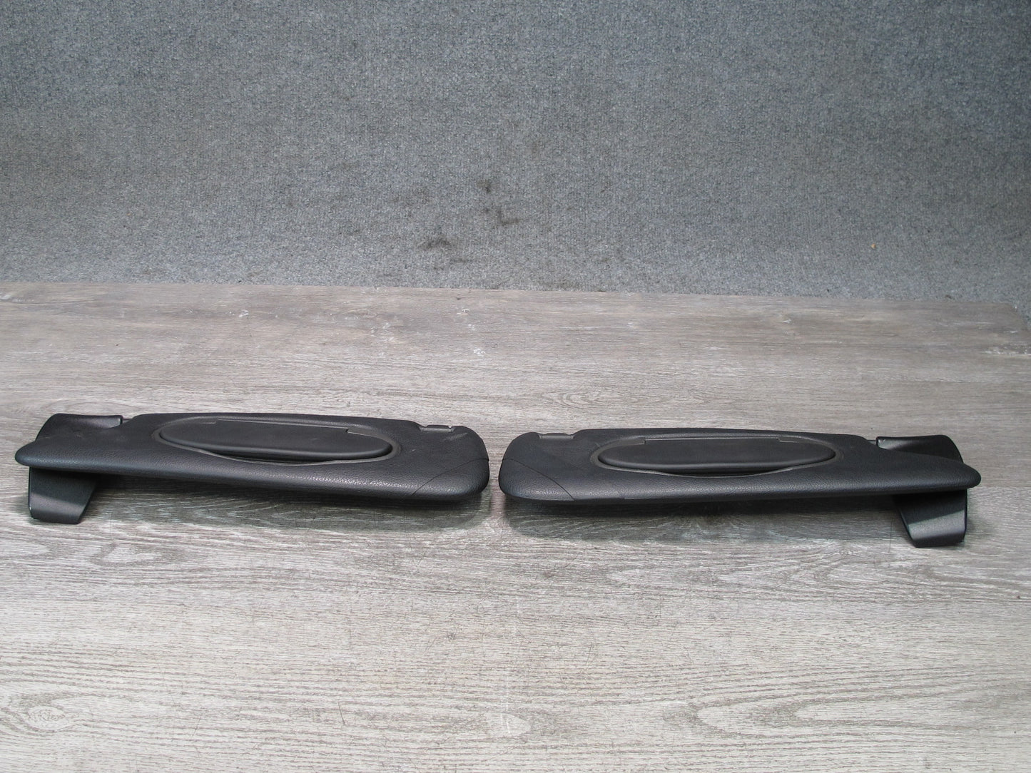 2001-2004 Porsche Boxster 986 Front Right & Left Side Sun Visor Shade Set Black
