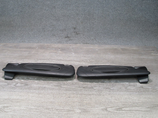 2001-2004 Porsche Boxster 986 Front Right & Left Side Sun Visor Shade Set Black