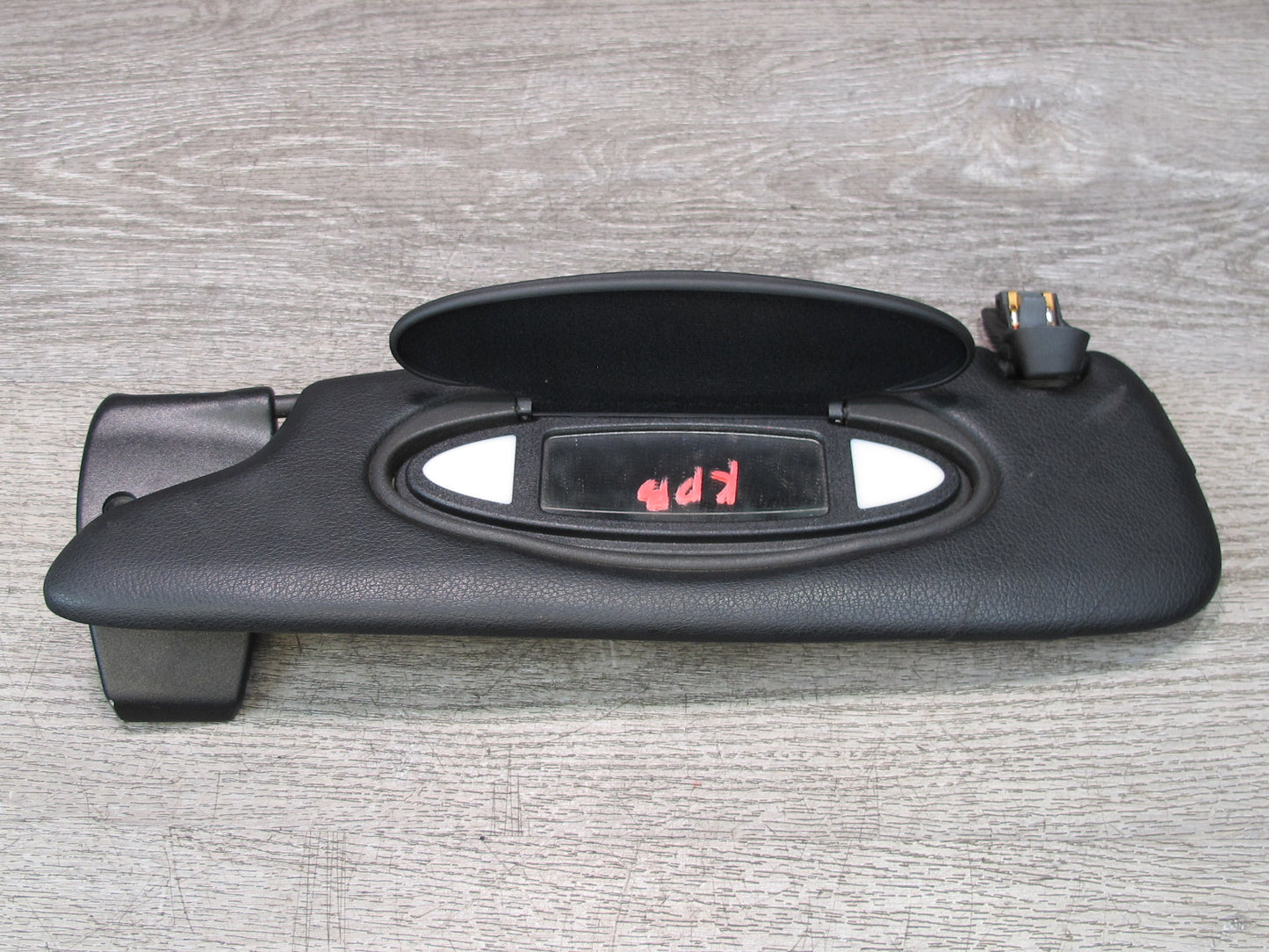 2001-2004 Porsche Boxster 986 Front Right & Left Side Sun Visor Shade Set Black