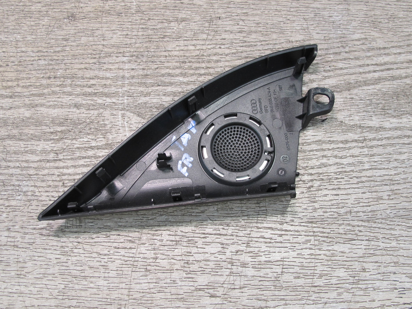 10-16 Audi A4 S4 B8 Front Left & Right Door Speaker Tweeter Trim Cover Set OEM