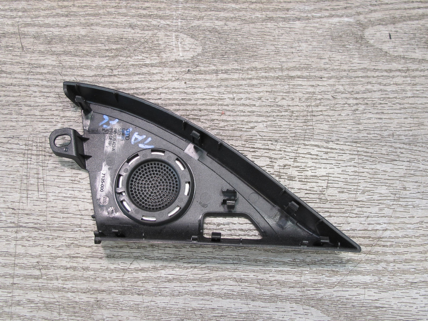 10-16 Audi A4 S4 B8 Front Left & Right Door Speaker Tweeter Trim Cover Set OEM