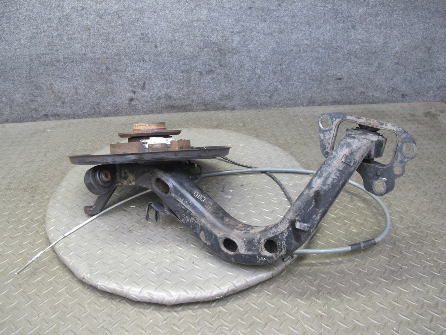 01-06 BMW E46 M3 S54 Rear Right Spindle Knuckle Wheel Hub Bearing Trailing Arm