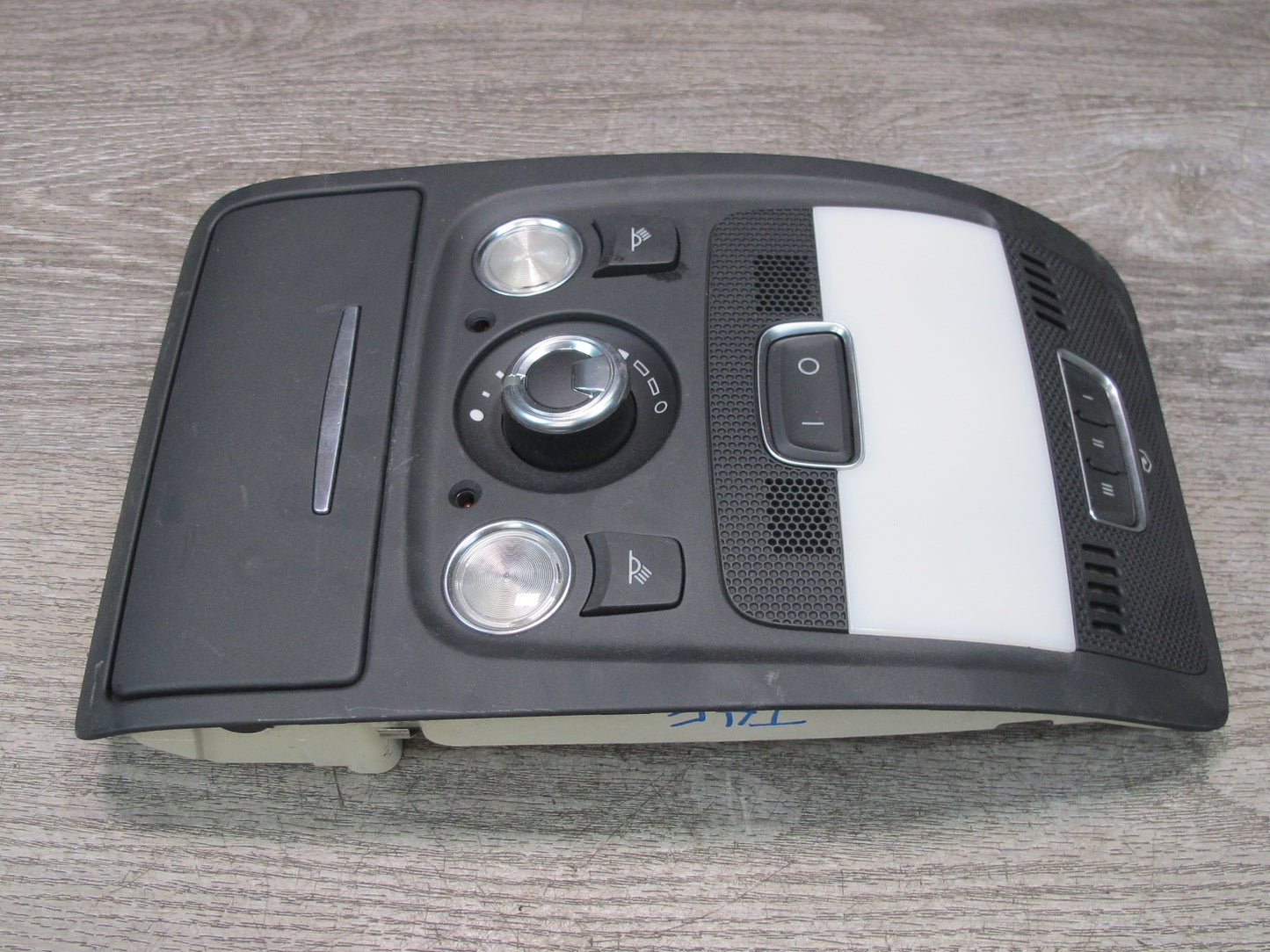 13-16 Audi A4 S4 B8 Overhead Dome Light Switch Panel w Homelink 8T0947135BM OEM
