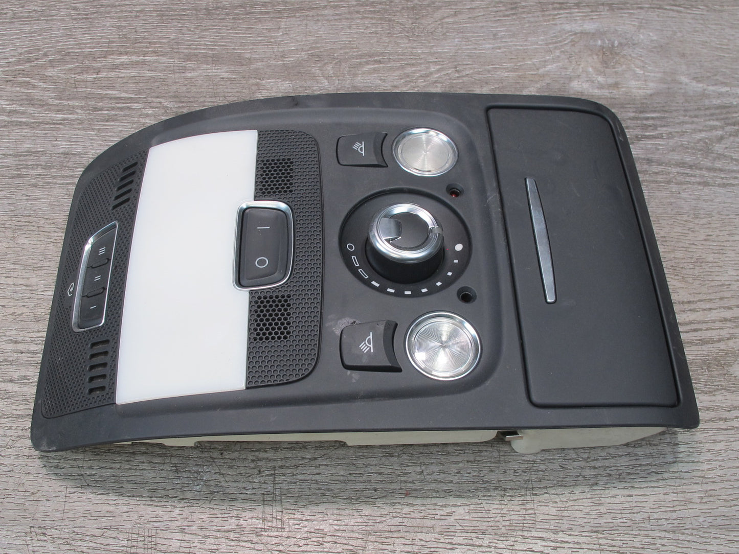 13-16 Audi A4 S4 B8 Overhead Dome Light Switch Panel w Homelink 8T0947135BM OEM