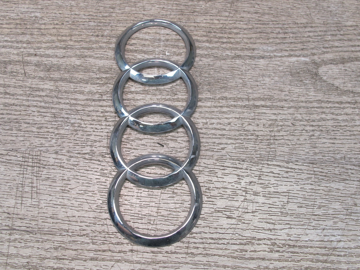 13-16 Audi S4 B8 Set of 3 Rear Trunk Lid Emblem Logo Badge OEM