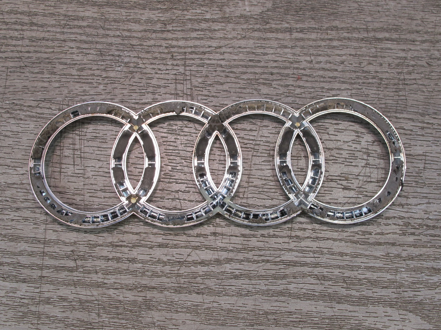 13-16 Audi S4 B8 Set of 3 Rear Trunk Lid Emblem Logo Badge OEM