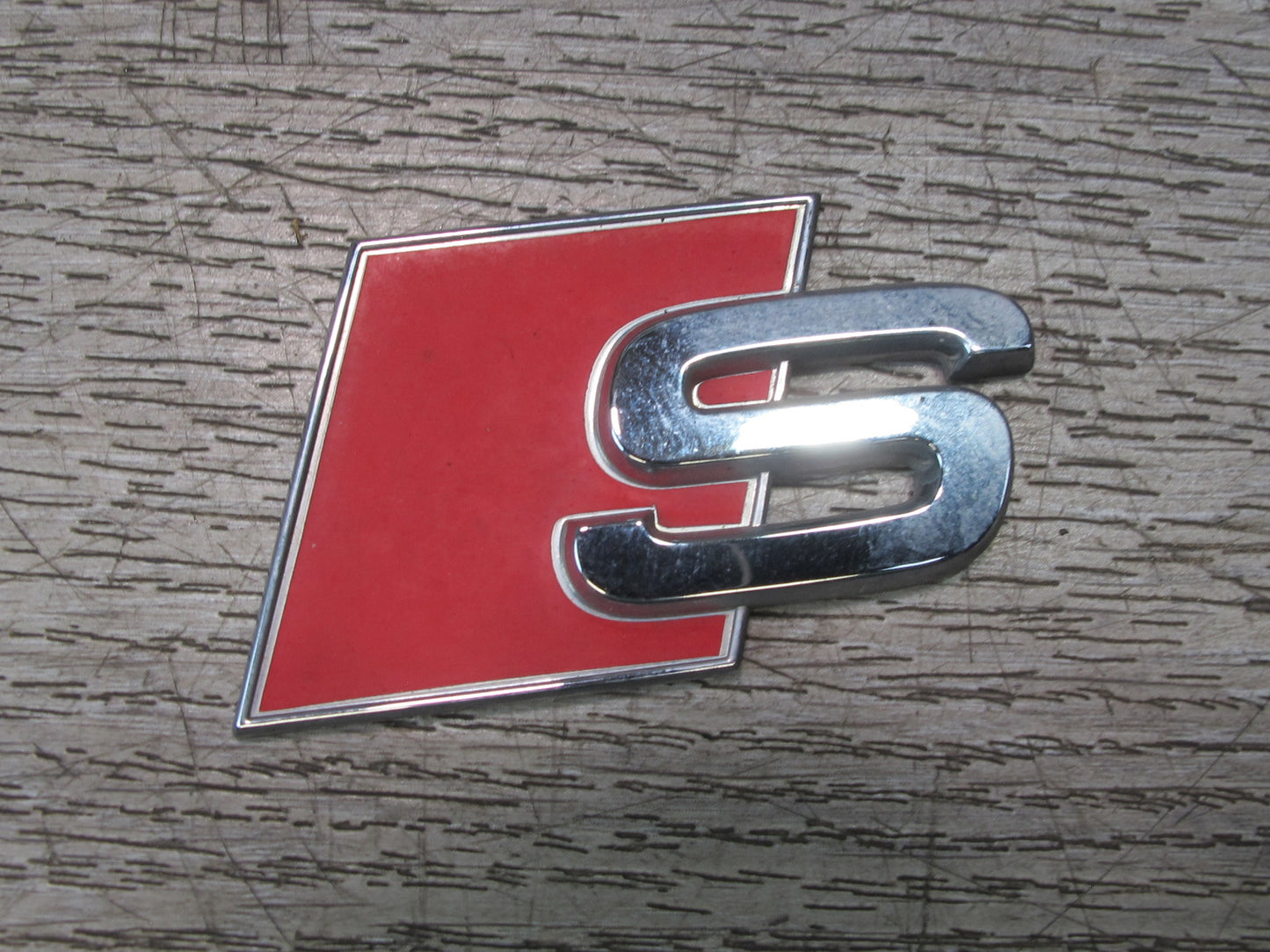 13-16 Audi S4 B8 Set of 3 Rear Trunk Lid Emblem Logo Badge OEM