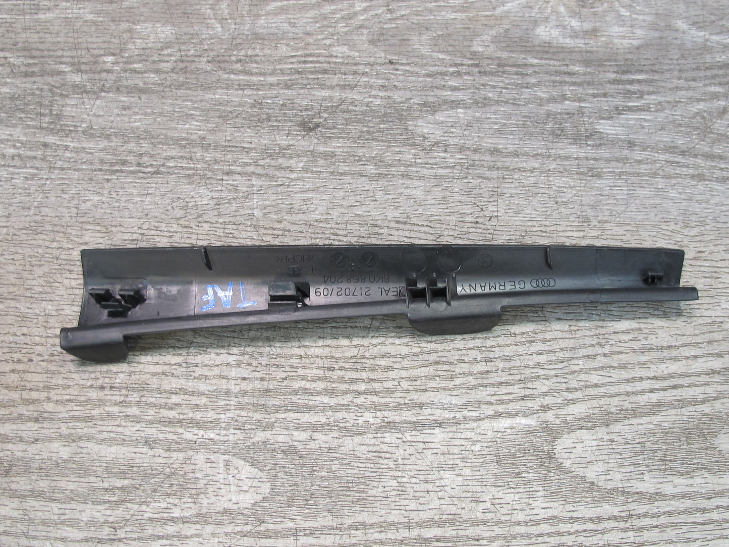 13-16 Audi A4 S4 B8 Set of 2 A Pillar Left & Right Trim Panel Insert Black OEM