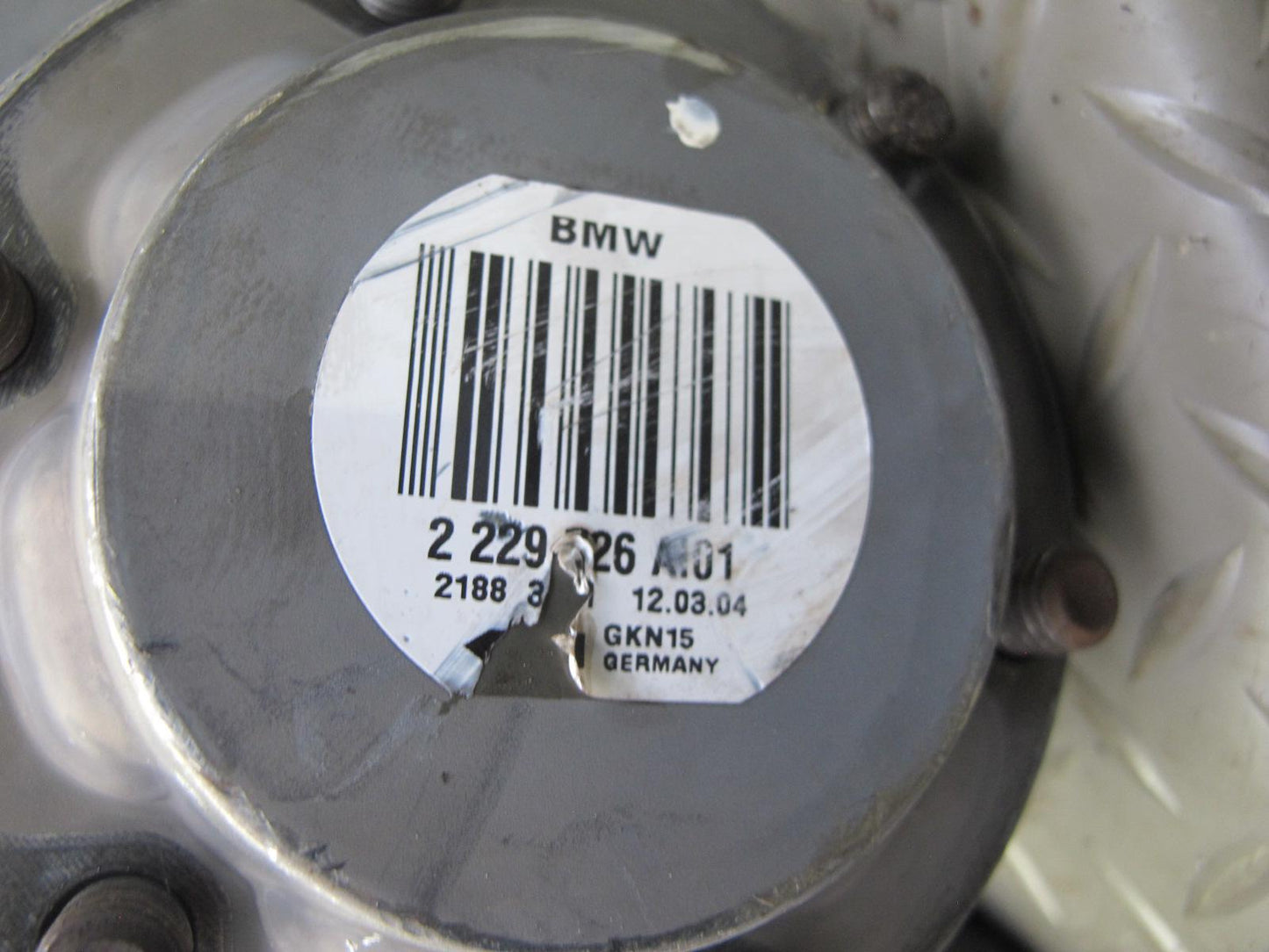2001-2006 BMW E46 M3 S54 Rear Right Pass Side Suspension Axle Shaft 2229726