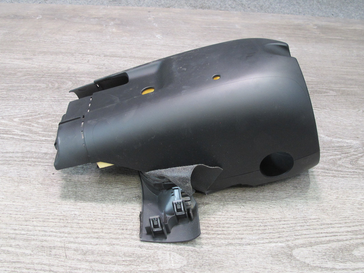 13-16 Audi A4 S4 B8 Set of 2 Steering Column Trim Cover Panel Assembly Black OEM
