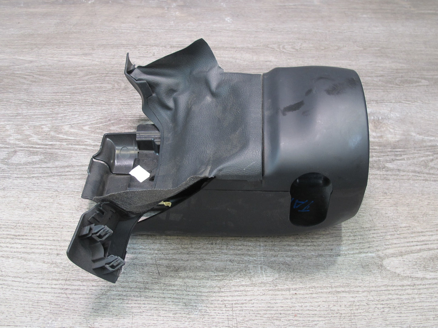 13-16 Audi A4 S4 B8 Set of 2 Steering Column Trim Cover Panel Assembly Black OEM