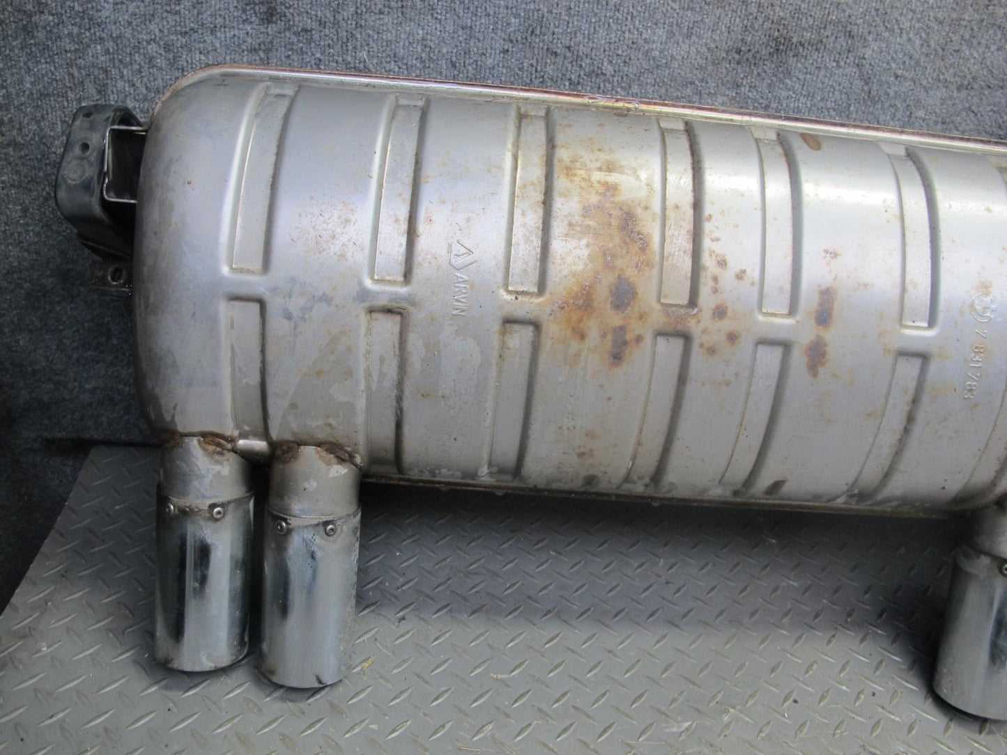 2001-2006 BMW E46 M3 S54 Coupe Convertible Rear Exhaust Muffler W/ Tips