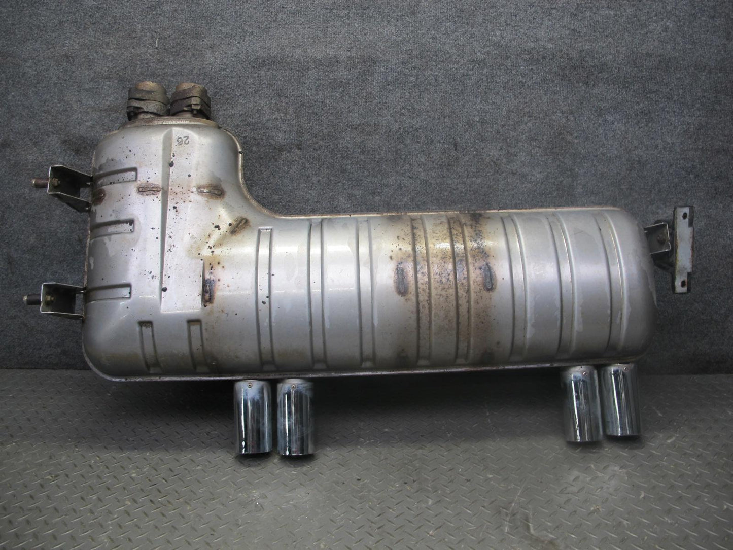2001-2006 BMW E46 M3 S54 Coupe Convertible Rear Exhaust Muffler W/ Tips
