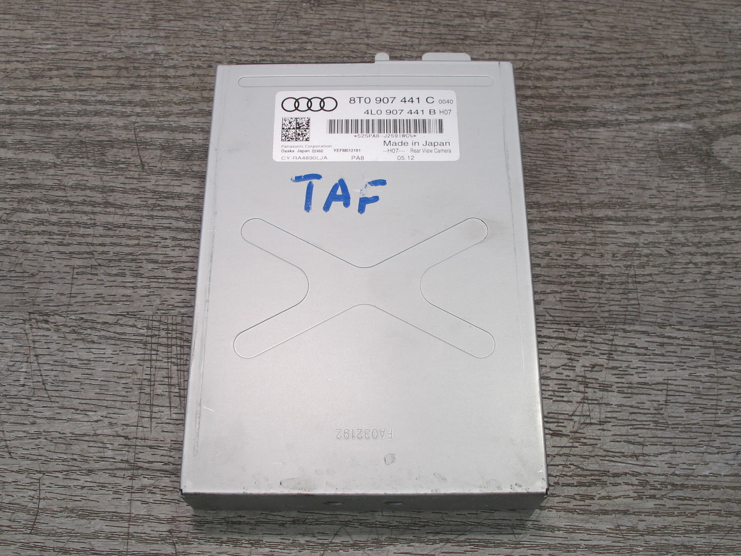 10-16 Audi A4 S4 B8 Rear View Reverse Camera Control Module 8T0907441C OEM
