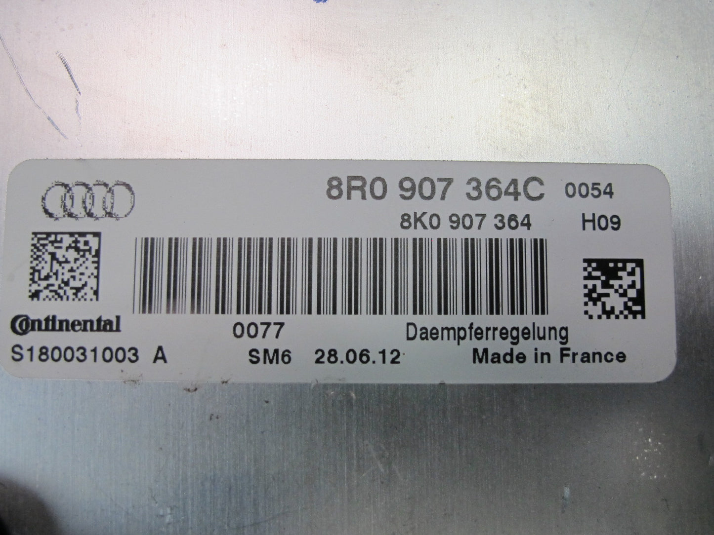 10-16 Audi A4 S4 B8 Active Suspension Damping Control Module Unit 8R0907364C OEM