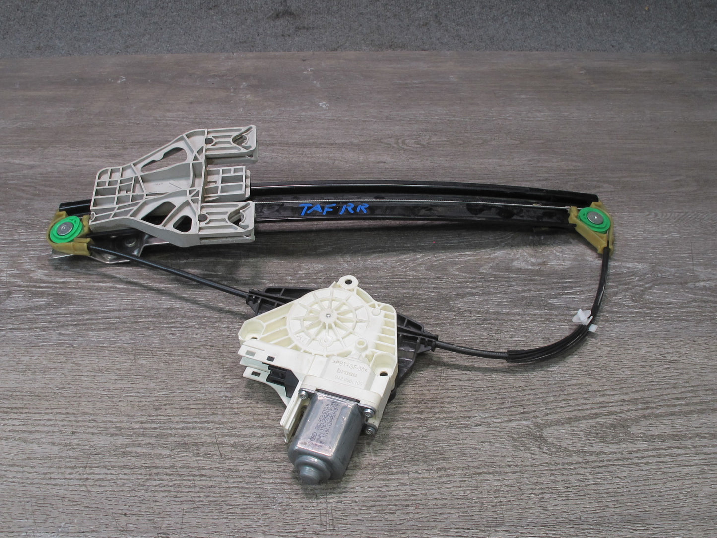 10-16 Audi A4 S4 B8 Rear Right Door Window Regulator w Motor OEM