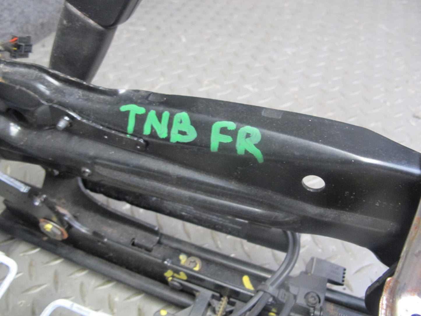 12-18 BMW F30 328i 335i Front Right Seat Lower Frame Track Rail  w Motors OEM