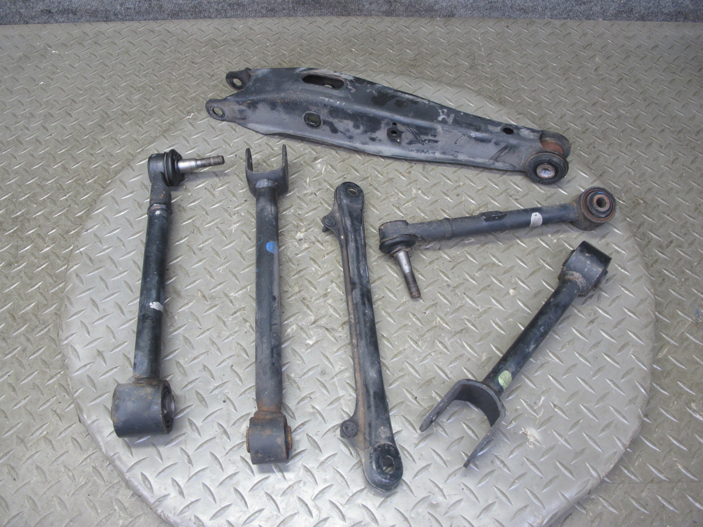 10-15 Lexus IS350 IS250 RWD Conv Set of 6 Rear Left Suspension Control Arm OEM