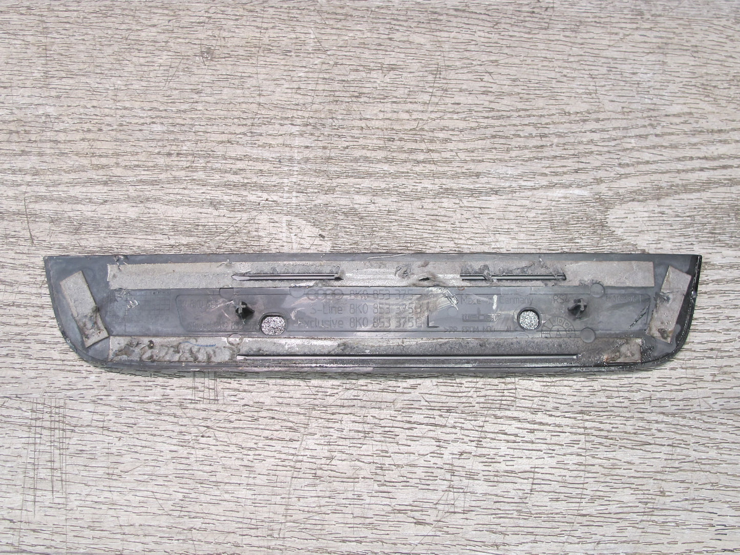 10-16 Audi S4 S-line Set of 4 Front & Rear Door Scuff Sill Plate Trim Panel OEM