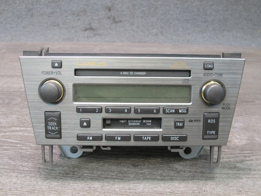 02-05 Lexus Z40 SC430 Radio Stereo Cassette CD Player Changer Head Unit OEM