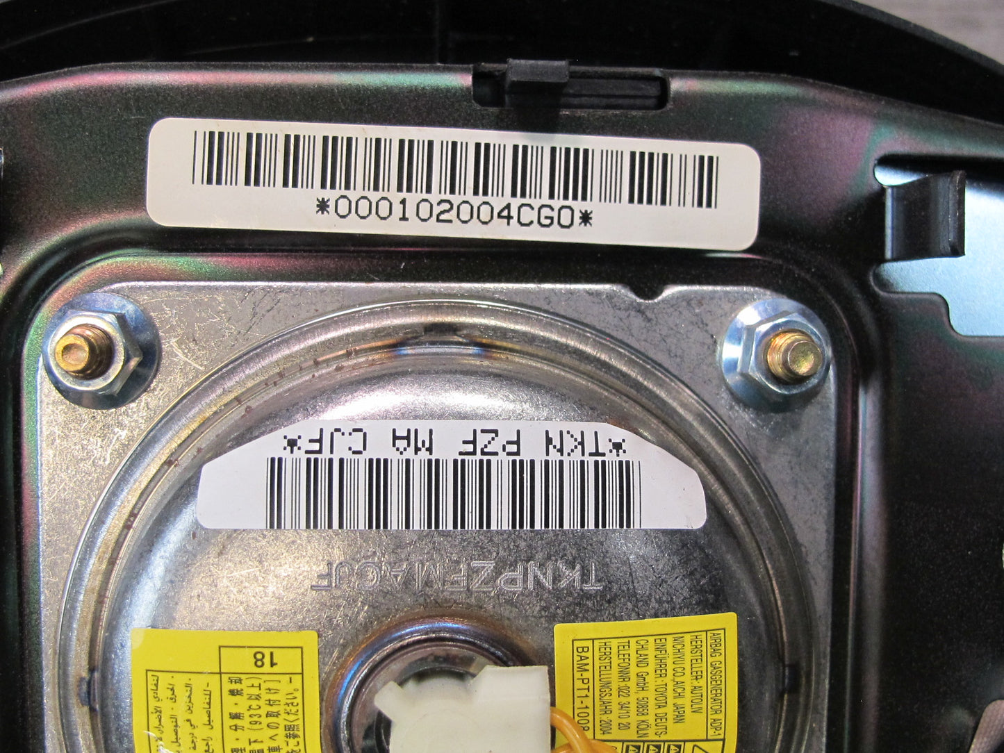 2004 LEXUS SC430 Z40 FRONT LEFT DRIVER SIDE STEERING WHEEL SRS AIRBAG OEM