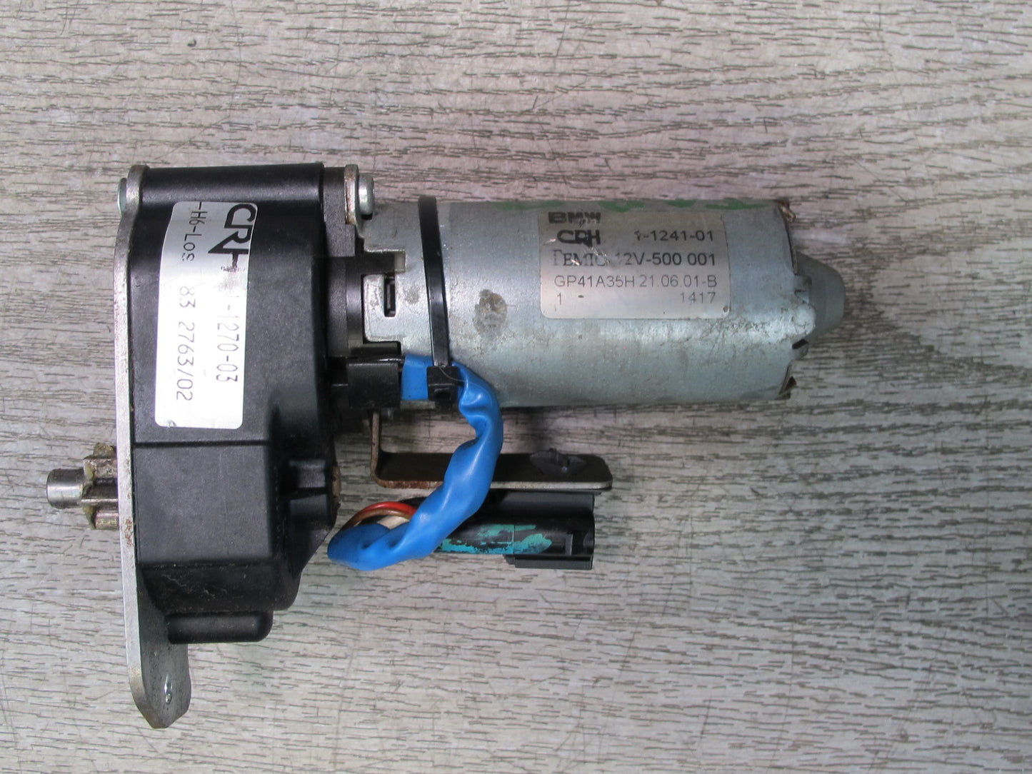 01-06 BMW E46 330ci Convertible Set of 5 Front Left Seat Adjust Motor OEM