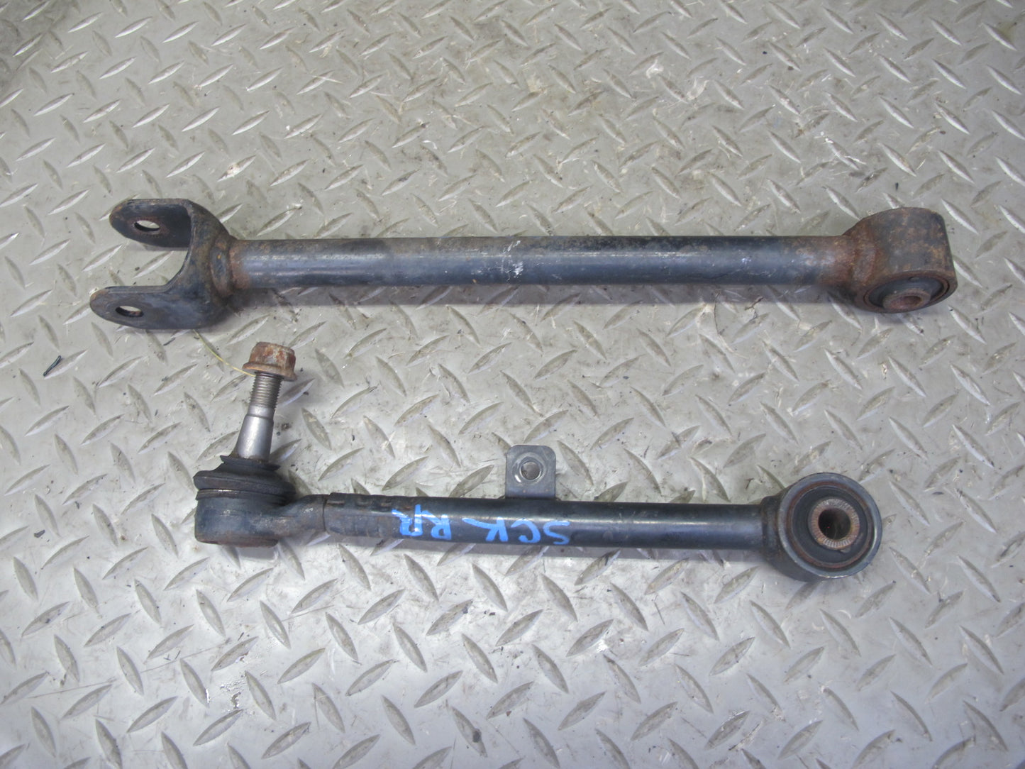 02-10 Lexus SC430 Set of 4 Rear Right Suspension Upper & Lower Control Arm OEM