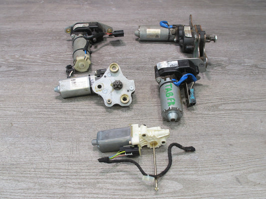 01-06 BMW E46 330ci Convertible Set of 5 Front Right Seat Adjust Motor OEM
