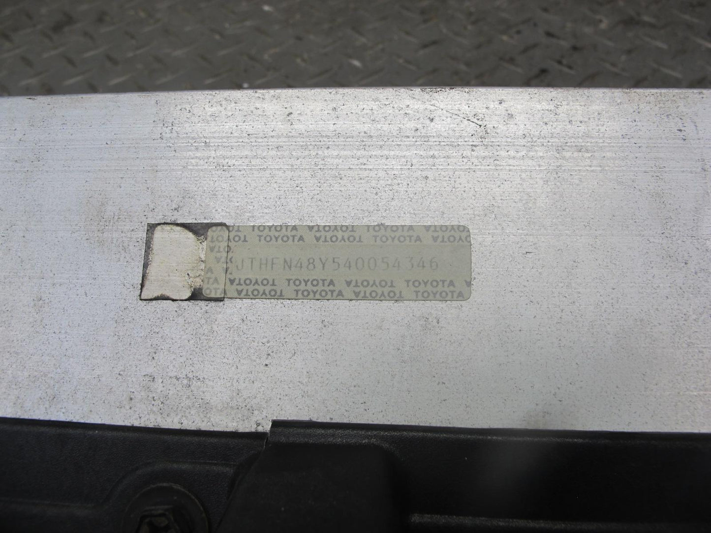 02-05 Lexus Z40 SC430 Front Bumper Reinforcement Impact Bar w Foam Absorber OEM