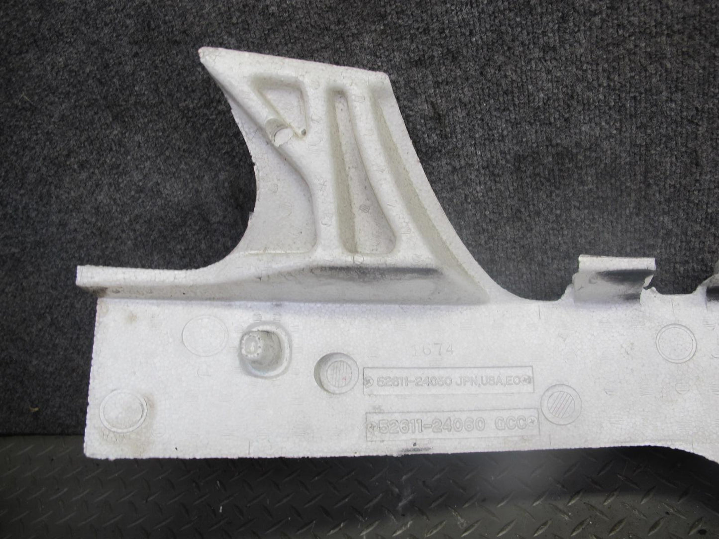 02-05 Lexus Z40 SC430 Front Bumper Reinforcement Impact Bar w Foam Absorber OEM