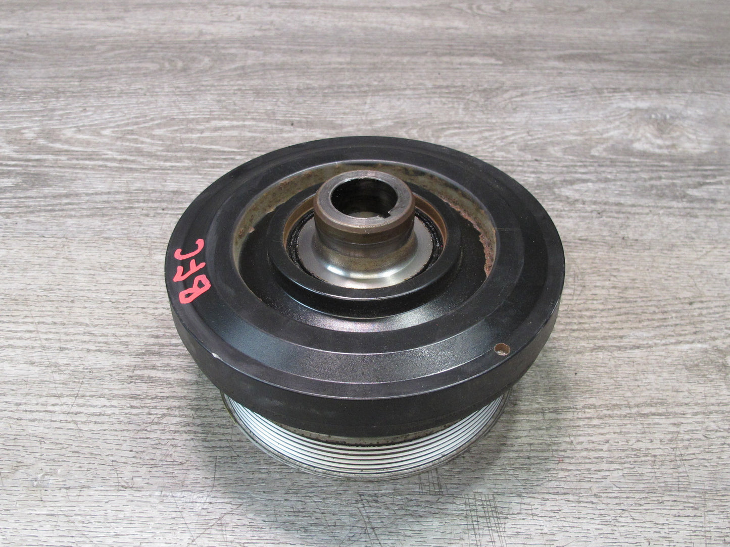 11-16 BMW F10 550i N63 Crankshaft Pulley Harmonic Balancer Vibration Damper OEM