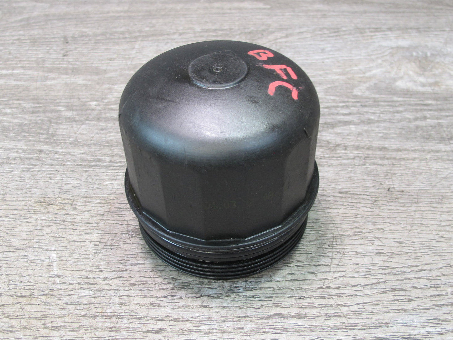 11-16 BMW F02 F12 F10 550I N63 Engine Motor Oil Filter Cover Cap OEM