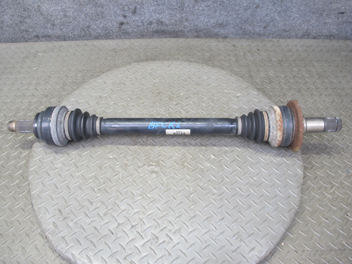 11-16 BMW F10 550I AWD Rear Left Axle Shaft 103K Miles 7581015 OEM