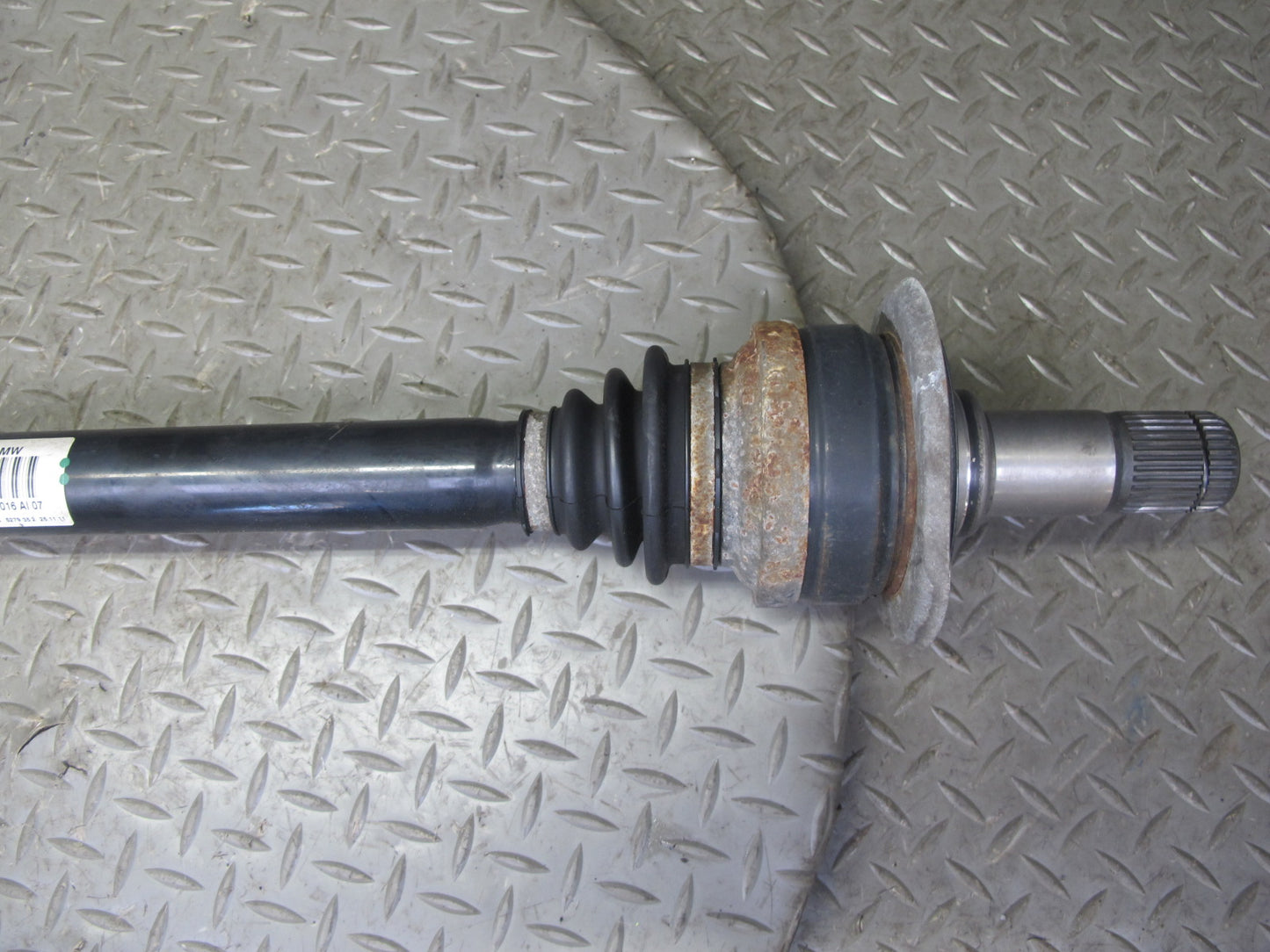 11-16 BMW F10 550I AWD Rear Right Axle Shaft 103K Miles 7581016 OEM