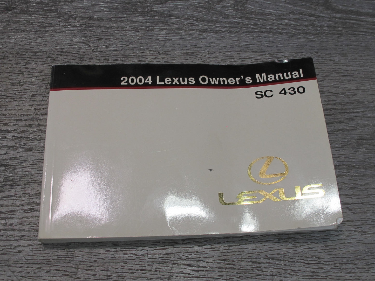 2004 Lexus Z40 SC430 Owners Guide Manual Book Set w Case OEM