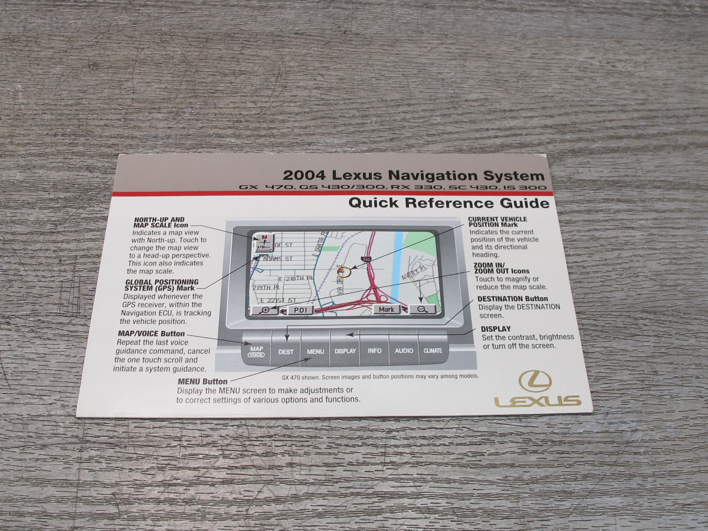 2004 Lexus Z40 SC430 Owners Guide Manual Book Set w Case OEM
