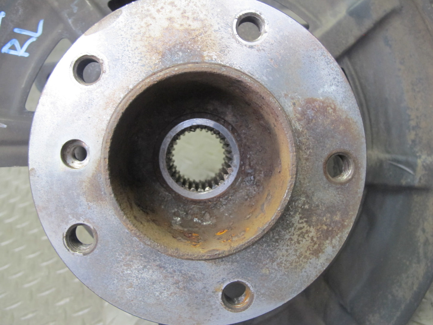09-16 BMW E89 Z4 Rear Left Spindle Knuckle Wheel Hub Trailing Arm 105K Miles OEM