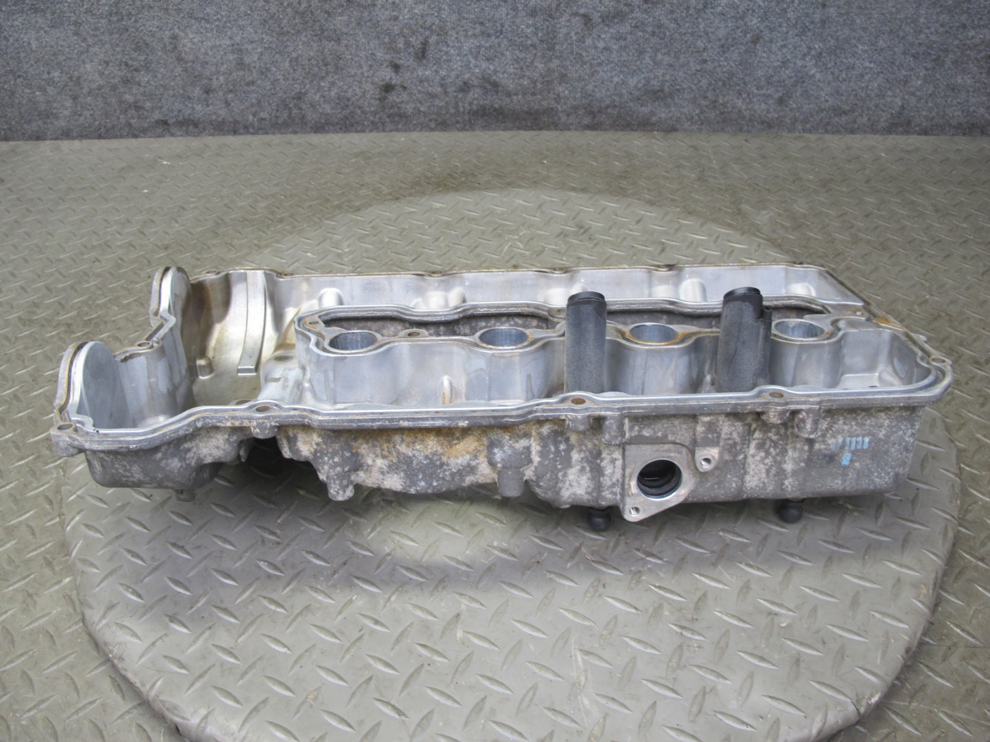 11-13 BMW F07 F12 F10 550I N63 Left Engine Cylinder Head Valve Cover 103K OEM