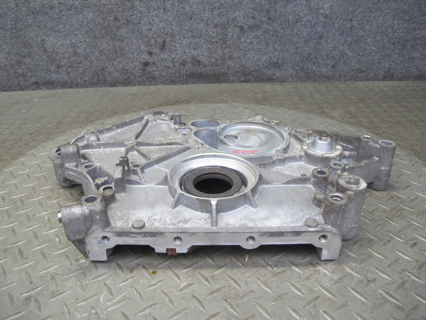 11-16 BMW F07 F12 F10 550i N63 4.4L Engine Motor Lower Timing Plate Cover OEM