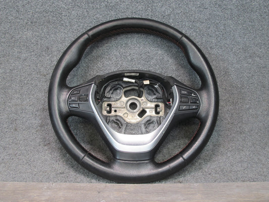 12-16 BMW F30 F31 F32 F33 F34 328i 335i Leather Steering w Controls OEM